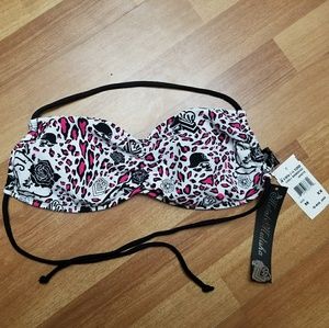 Metal Mulisha Chili Bandeau Bathing Suit Top